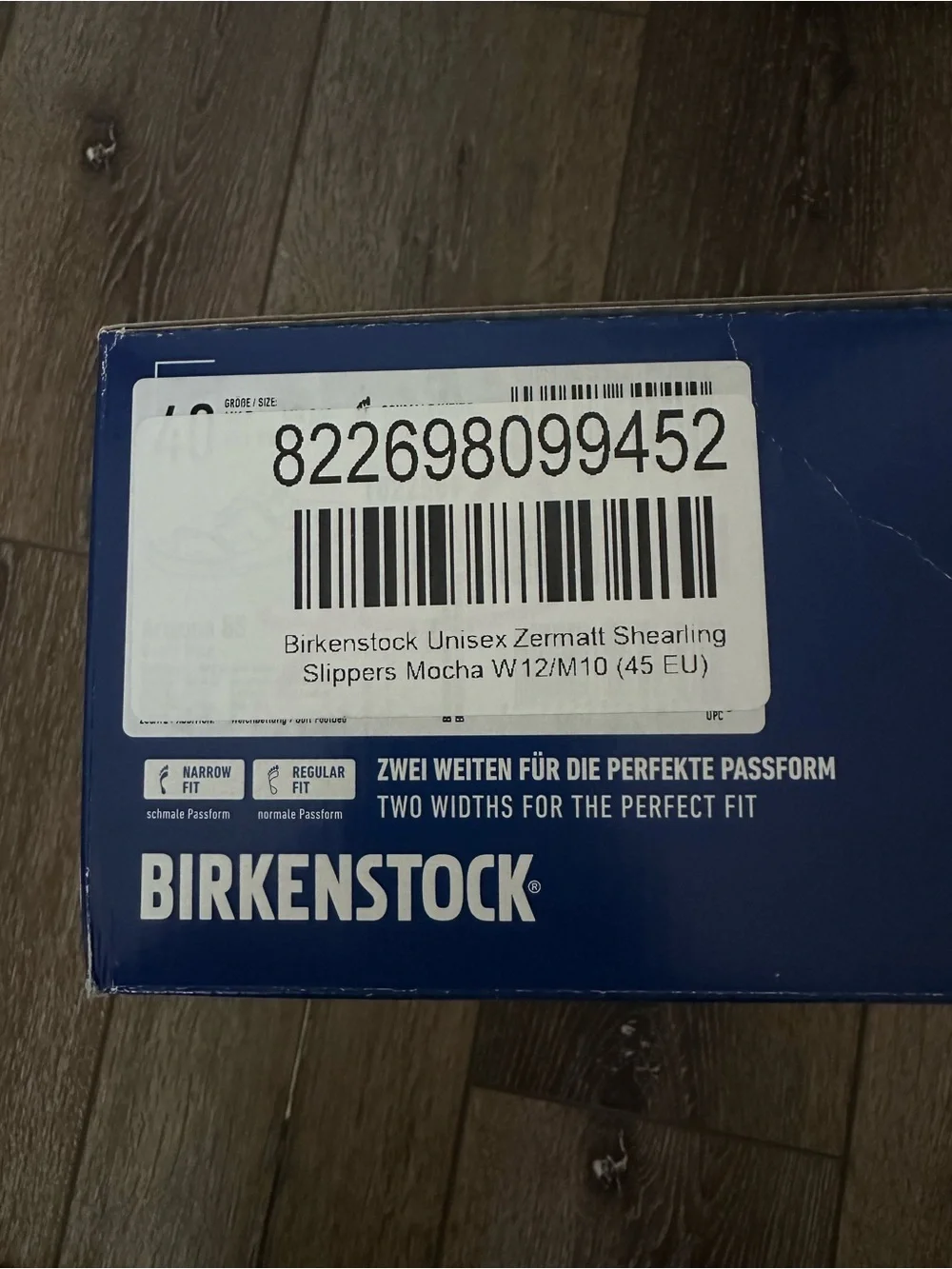 BRAND NEW Birkenstock Mocha Zermatt Shearling Slipper